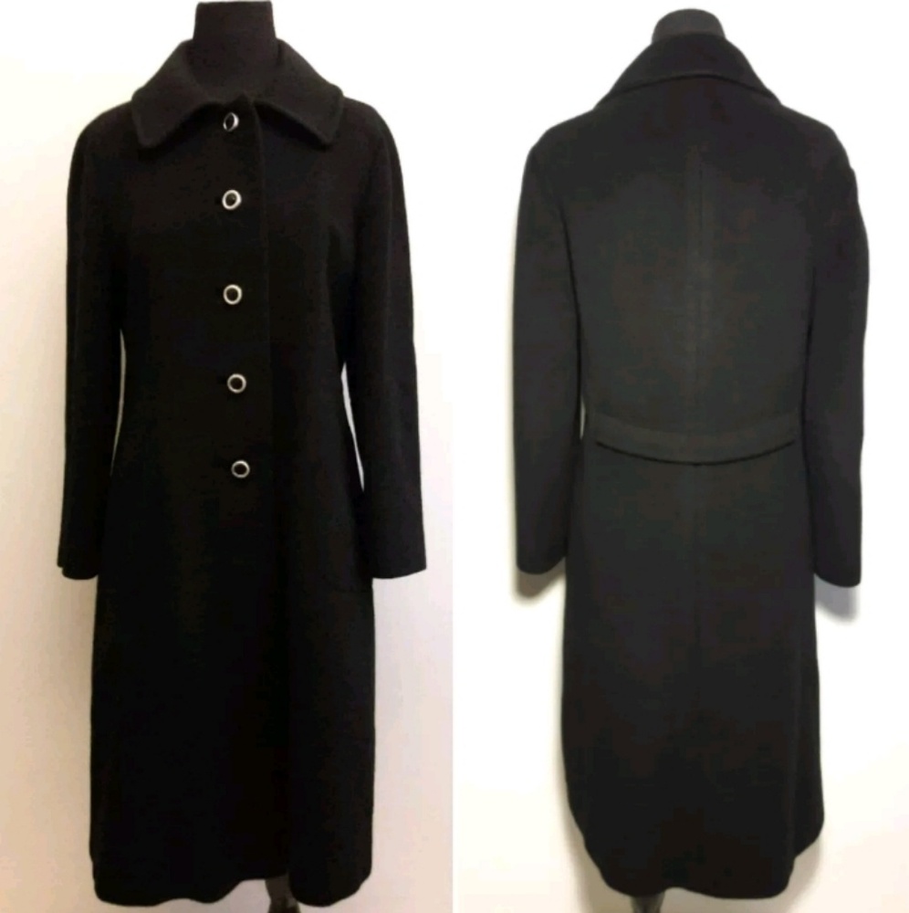 Full Length Elegant Cashmere Coat - Picture 1 of 8
